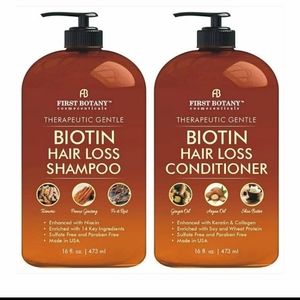 Biotin shampoo and conditioner set